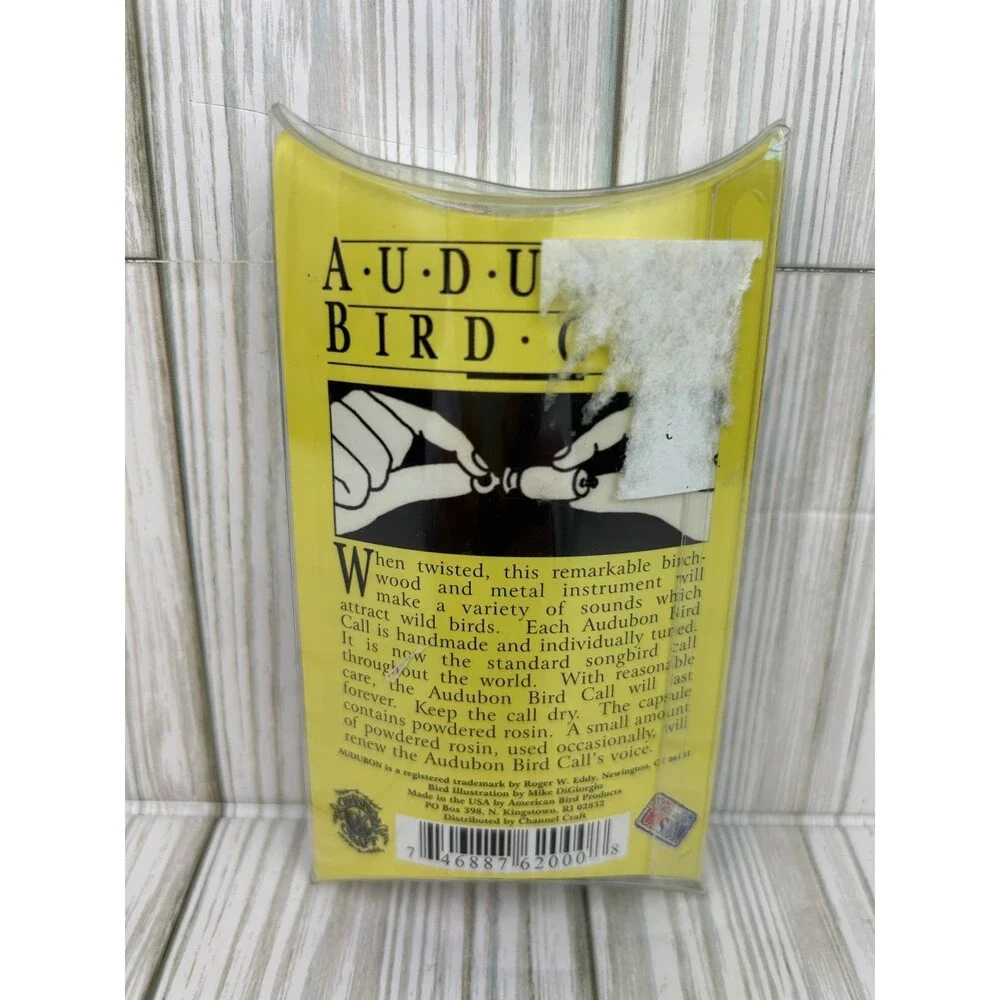 Audubon Bird Call Made in USA Open Box Bird Watching Whistle
